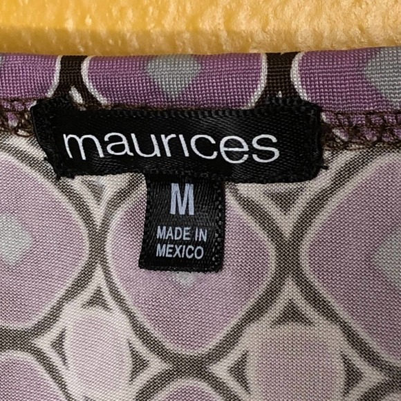 Maurices Tank Top Purple Slouch Neck Sleeveless, M - Picture 5 of 7